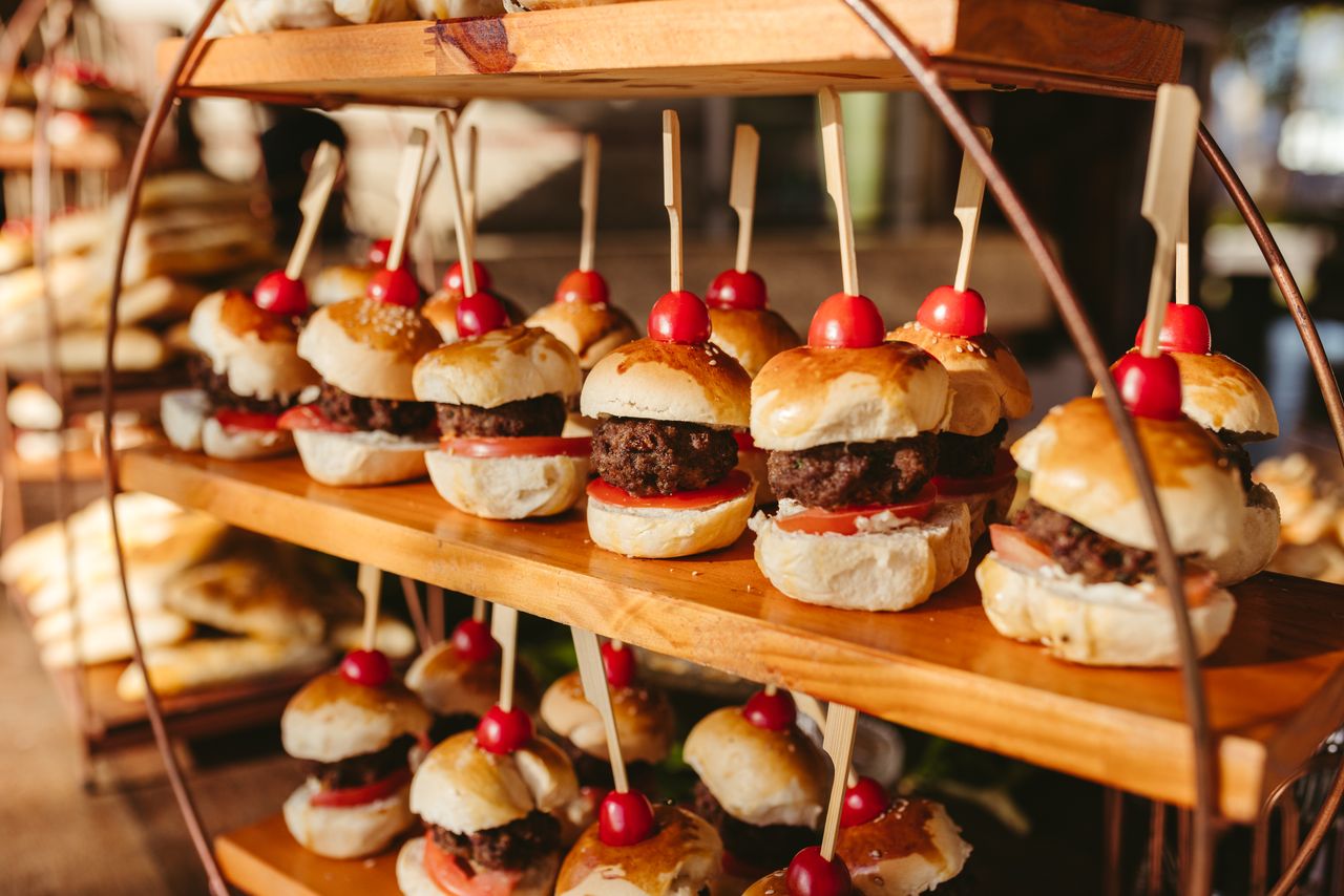 Elegante Canapés und Häppchen