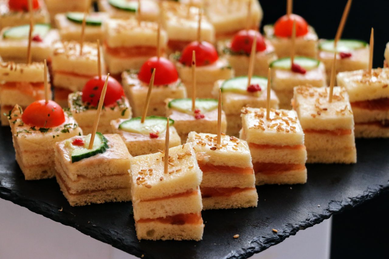Hochwertige Dessert-Präsentation
